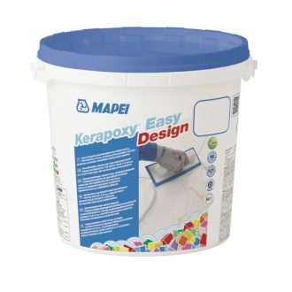   MAPEI Kerapoxy Easy Design 3kg 112 (középszürke) magas hőmérséklet érzékeny fugázó 5KB011203