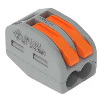   WAGO 222-412 2x0,8-4mm2 Hajlékony+tömör vezetékösszekötő