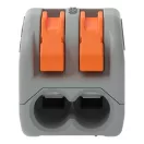 WAGO 222-412 2x0,8-4mm2 Hajlékony+tömör vezetékösszekötő