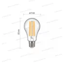 Led izzó E27 7W 1060lm normal A67 filament COB 4100K izzószálas Z74291 Emos 3év garancia
