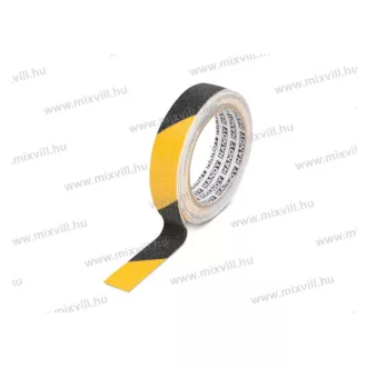   Ragasztószalag, csúszásmentes, sárga/fekete, 5mx25mm 11087B