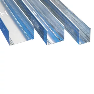   Függőleges falvázprofil 0,5 mm CW100 4 fm/db 141-05CW100/400