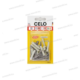   CELO Apolo 55FXSZ15FX Univerzális nylon dűbel + 4,5x45 facsavar 15db/cs