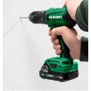 Hikoki DV18DA akkus ütvefúró csavarozó 18V 2 db 2Ah akkumulátorral töltővel kofferben