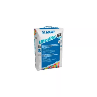   MAPEI Ultralite S2 Flex (LD) fehér 15kg Extrém nagy kiadósságú, cementkötésű ragasztó 15 kg 2430615
