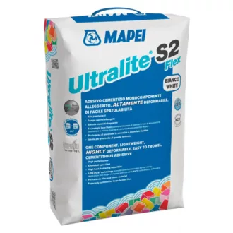   MAPEI Ultralite S2 Flex (LD) fehér 15kg Extrém nagy kiadósságú, cementkötésű ragasztó 15 kg 2430615