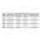 XBS INT DS-SA01 kék kapcsolófej IP65 125-200A-ig +177mm hosszabbító tengellyel