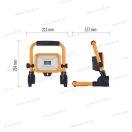 Led reflektor 20W hordozható akkus 3h üzemidő 2000lm IP54 6500K 3 év garancia ZS2822 EMOS