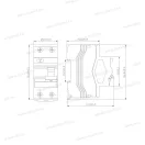 Omu system OMR10 2 pólusú 25A 100mA FI relé "AC" típus 10kA OMR10202501
