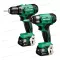 Hikoki KC12DA-DS akkus fúró-csavarozó csomag DS12DA+WH12DA 2db 2,5Ah akku+töltő