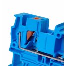 2 vezetékes átmenő Push-in sorkapocs 0,25-4mm2 32A kék Omu system TPI224N DIN sín