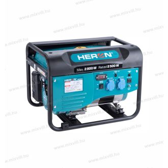   HERON Benzinmotoros áramfejlesztő, aggregátor Max.:2,6KVA 1F 8896416