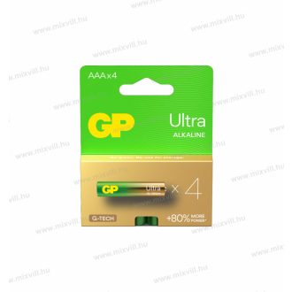   GP Ultra LR03 1.5V mikro ceruza elem AAA BL4 4db/bliszter B02114