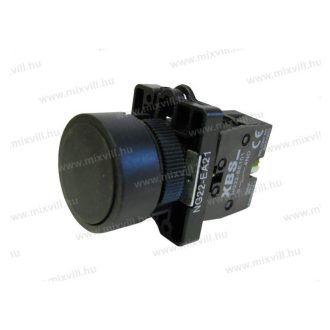 XBS NG22-EA21 Nyomógomb fekete