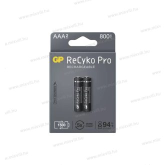  GP RECYKO PRO Professional AAA HR03 akkumulátor 800mAh 2db/bliszter B2218