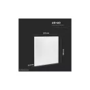 V-TAC SKU-2160246 Led Panel 40W 4950lm 60x60cm semleges fehér 4000K 110° sug. szög driverrel 6db/