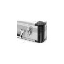 Fém szerszám tartó táska, kulccsal zárható, tartozék vállpánttal 450x330x160mm 10757