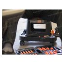 Gurulós szék szerszámtartóval, max.150kg, 44x32x31cm Handy 10998