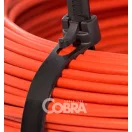 COBRA 962111 nyitható, oldható fekete kötegelő, gyorskötöző 200x4,5mm