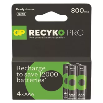 EMOS B26184 GP ReCyko Pro NiMH Akkumulátor HR03 AAA 4db