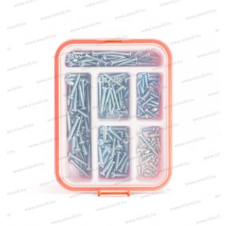   HANDY 04285 önmetsző csavar készlet - 3.5-5 mm - 210 részes