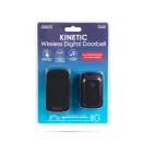 Delight 55345BK Digitális elem- és vezeték nélküli csengő 1 beltéri egységgel - Kinetic - fekete