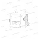 Emos ILIO ZS2910 LED reflektor 10W 800lm 4000k IP44 fekete mozgásérzékelő 3 év garancia