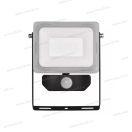 LED reflektor mozgásérzékelő 21W 1900lm 4000K természetes fény IP44 fekete 3 év garancia Emos ILIO