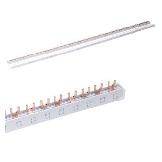   OMU System BB080-3P-U-100 Fázissín 80A villás 3 fázisú 16mm2 18x3 54 modul 1000mm szigetelt 1m