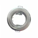 OMU Lighting SPB-GU10-IP20-S-KFM matt króm kerek süllyesztett fix spot keret GU10/MR16 IP20 D85