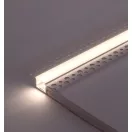 Alumínium profil eloxált gipszkartonba sülyeszthető opál búrával Recessed-9 28271 2m/szál