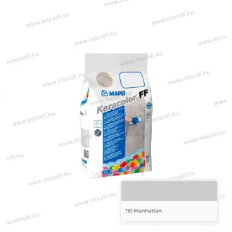   MAPEI Keracolor FF Flex 5kg 110 manhattan szín cementkötésű fugázóhabarcs 6mm fugaszélesség 5N11005