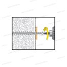 Celo apolo 9GR80IPSD 80 szigetelőanyag dűbel 4,5x25 A2 rozsdamentes csavar EPDM alátéttel