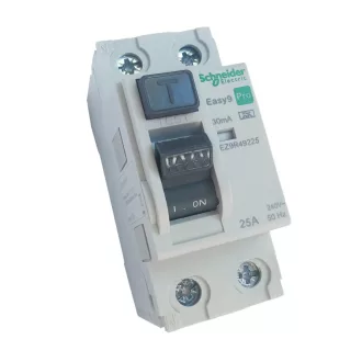   Schneider SE EZ9R49225 EASY9 PRO Áram-védőkapcsoló, A osztály, 2P, 25A, 30mA