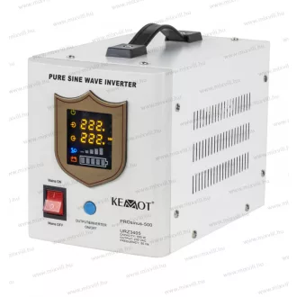   KEMOT Szinusz jeles szünetmentes tápegység akkumulátor nélkül 12V/500W/fehér URZ3405
