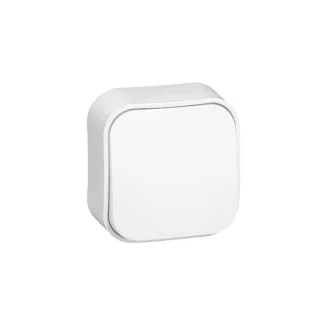   Forix IP20 falon kívüli egypólusú nyomó, 6A - 250 V~ fehér (782405)