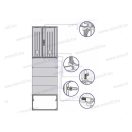 XBS OT-i 68SM10 lábazati szekrény lapraszerelt