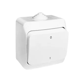   SE WDE000520 CEDAR PLUS Kétpólusú kapcsoló IP44 fehér (102)