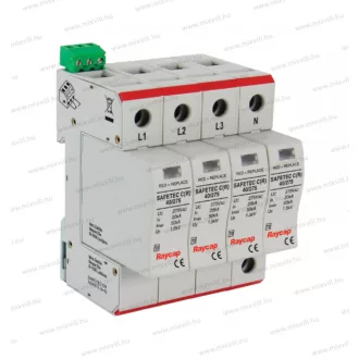   Raycap Safetec CR 160/275 (4+0) túlfeszültség levezető, C osztály távkijelzős 516.905