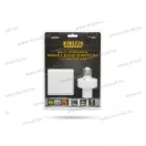 55351A Vezeték nélküli KINETIC kapcsoló E27-es foglalattal - fehér, 70m, min.5W, max.150W