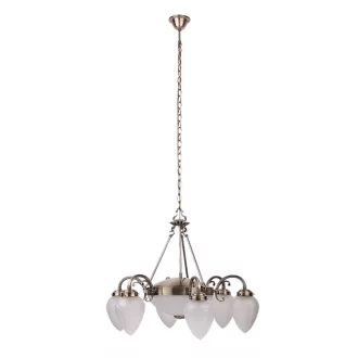   Rábalux 8536 Maya 6ágú csillár E14 6x40W bronz ("A++"-"E" energiaosztály) kif.