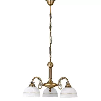   Rábalux 8813 Flossi 3ágú csillár E27 3x40W bronz ("A++"-"E" energiaosztály)