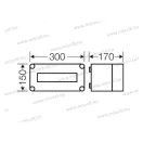 HENSEL MI 71115 elosztószekrény 12 modulos 300x150x170 (MI71115)