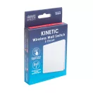 Delight Kinetic 55353 fali kapcsoló elem és vezeték nélkül 2 áramkörös 433Mhz vezérlő szükséges