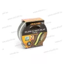 Ragasztószalag, csúszásmentes, foszforeszkáló/fekete, 5mx50mm 11088C