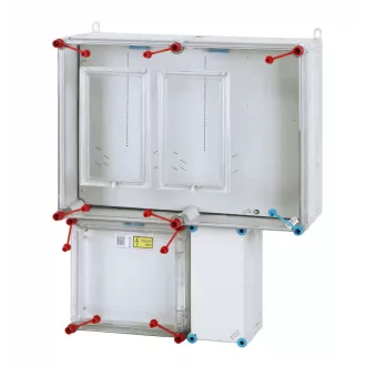   Hensel HB33K0-U 1091616 1 és 3 fázisú két mérőhelyes fogyasztásmérő szekrény mindennapszaki 80A