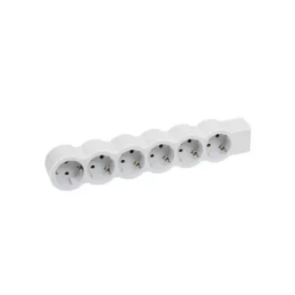   Legrand 694579 elosztósor standard 6x2p + F fehér szürke vezeték nélkül