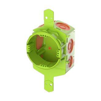   OP270-01 UniQ gipszkarton szerelvénydoboz légmentes halogénmentes 74mm 73mm mély 850°C hőálló