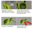 OP270-01 UniQ gipszkarton szerelvénydoboz légmentes halogénmentes 74mm 73mm mély 850°C hőálló