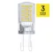 LED izzó G9 JC 4W 470lm 3000K 320° vil.szög Emos ZQ9544 3 év garancia